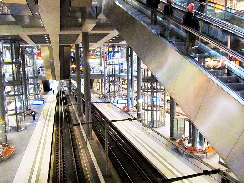 With 350,000 passengers daily, Berlin's Hauptbahnhof central rail station is among Europe's busiest. Photo/Keith Schnj