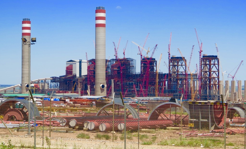 The 4,800-megawatt Kusile power station under construction in South Africa. Photo/Keith Schneider