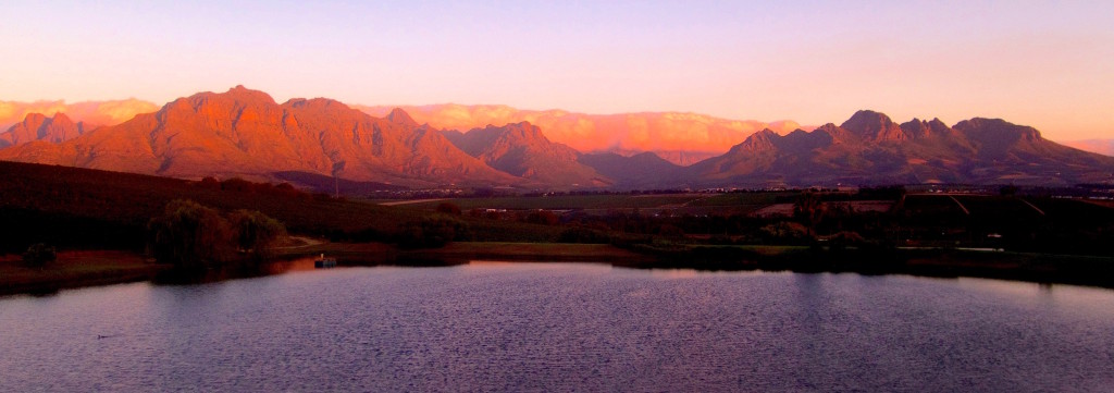 South Africa's natural landscape remains largely intact despite a fossil-fueled energy strategy. Here, Stellenbosch north of Cape Town. Photo/Keith Schneider